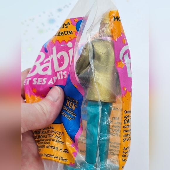 McDonald's Barbie and Friends Locket Surprise Ken Happy Meal Toy - Picture 4 of 5